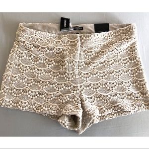 Express crotchet shorts
